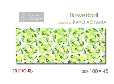 KAYO AOYAMA<br>flowerball<br>フラワーボール<br>ファブリックパネル<br>ファブリックボード