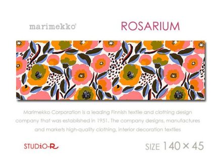 Marimekko/マリメッコ<br>ROSARIUM(WHT)<br>ロザリウム<br>ファブリックパネル<br>ファブリックボード