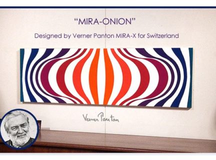 スーパーレア！超希少<br>Verner Panton<br>オリジナルMIRA-ONION<br>(MLT_cot)MIRA-X製<br>オリジナル☆パントンファブリック