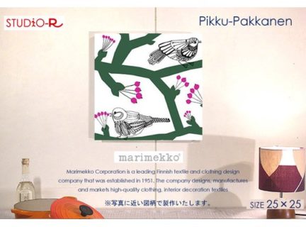 Marimekko/マリメッコ<br>Pikku-Pakkanen(GR)<br>ピックパッカネン<br>ファブリックパネル<br>ファブリックボード