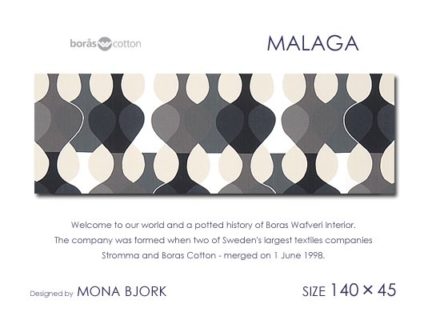 MALAGA(BLK)マラガ<br>BORAS/ボロス社<br>ファブリックパネル<br>ファブリックボード北欧