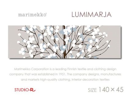 Lumimarja(GL2)<br>ルミマルヤ<br>Marimekko/マリメッコ<br>ファブリックパネル<br>ファブリックボード