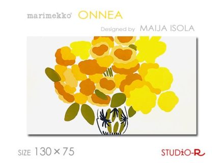 貴重！Vintage Marimekko/マリメッコ<br>ONNEA/オンネア<br>ファブリックパネル<br><FONT COLOR=#ff0000><B>売り切れました。</B></FONT>