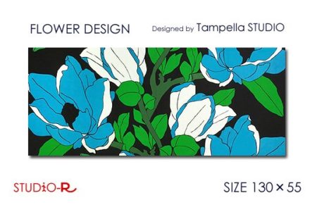 Tampella FINLAND/タンペラ社<br>FLOWER DESIGN/花柄(青)<br><FONT COLOR=#ff0000><B>売り切れました。</B></FONT>