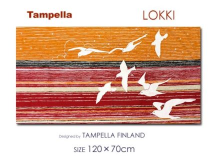 Tampella/タンペラ<br>LOKKI/ロキ<br>ファブリックパネル<br>ファブリックボード<br>カモメの群れ<FONT COLOR=#ff0000><B>売り切れ</B></FONT>