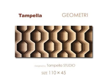 Tampella/タンペラ<br>GEOMETRI/ジオメトリー<br>ファブリックパネル<br>ファブリックボード<br>racOra.cOm<br>立体的アート