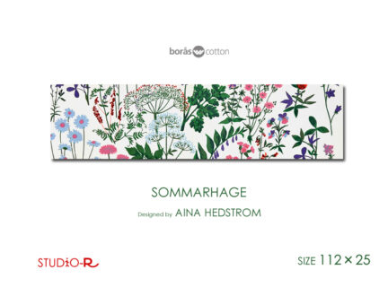 希少BORAS社ヴィンテージ<br>ボラス、ボロス社<br>SOMMARHAGE/サマーガーデン<br>ファブリックパネル<br>ファブリックボード<br>