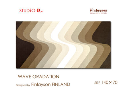 Vintage Finlayson/フィンレイソン<br>WAVE GRADATION<br>ファブリックパネル<br>ファブリックボード<br>racOra.cOm